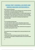 WVSSAC PART 2 BASEBALL ACCURATE AND  VERIFIED 2024&sol;2025 EDITION RATED A&period; 