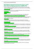 VATI Medical-Surgical Assessment Exam Latest 2023&sol;2024
