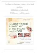 Test Bank For Illustrated Anatomy of the Head and Neck 6th Edition by Fehrenbach All Chapters 1 &ndash; 12 Complete