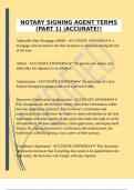 PACKAGE DEAL FOR THE NOTARYLOAN SIGNING AGENT EXAMS 2025 &vert;GUARANTEED ACCURATE ANSWERS
