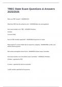 TREC State Exam Questions & Answers 2025&sol;2026