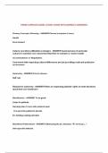 PNR207 &lpar;PNR 207&rpar; EXAM 1 STUDY GUIDE WITH CORRECT ANSWERS&excl;&excl;