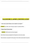 Salesforce Admin Certification&period; LATEST UPDATED 2025