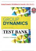 Test Bank for Group dynamics 7th Edition by Forsyth&comma; All 1-17 Chapters Covered &comma;Latest Edition