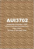 AUI3702 Assignment 2 &sol; Semester 1 2025 - DUE 7 April 2025&period;