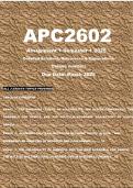 APC2602 Assignment 1 &sol; Semester 1 2025 - DUE March 2025&period;