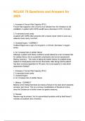 NCLEX LATEST VERSION 75 questions with answers