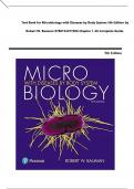 Test Bank for Microbiology with Diseases by Body System 5th Edition by Robert W&period; Bauman 9780134477206 Chapter 1-26 Complete Guide&period;