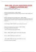 PKSC 1020 - EXAM 1 QUESTIONS WITH CORRECT ANSWERS 2025