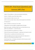 PSYS 130 - Final Exam Questions and Answers 100&percnt; Pass