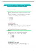FINANCIAL STATEMENT MODELING EXAM 2025&sol;ACTUAL EXAM FROM WALL STREET PREP WITH 100&percnt; CORRECT AND VERIFIED ANSWERS AND RATIONALES&sol; WSP FINANCIAL STATEMENT MODELING&sol;LATEST UPDATE