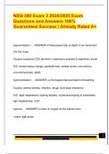 NSG-300 Exam 3 2024&sol;2025 Exam  Questions and Answers 100&percnt;  Guaranteed Success &vert; Already Rated A&plus; 