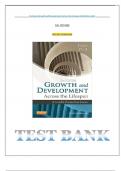 Test Bank - Growth and Development Across the Lifespan 2nd Edition by Gloria Leifer