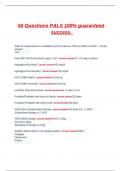 50 Questions PALS 100&percnt; guaranteed success&period; 