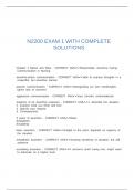 N2200 EXAM 1 WITH COMPLETE SOLUTIONS