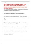 PERIO I FINAL EXAM 2025&vert; BRAND NEW ACTUAL EXAM WITH 100&percnt; VERIFIED QUESTIONS AND CORRECT SOLUTIONS&vert; GUARANTEED VALUE PACK&vert; ACE YOUR GRADES&period;