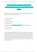 NURS-172 Exam 2 Questions with correct verified detailed solutions with rationale latest update 2025