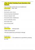 eTips Alcohol Training Exam Questions And Answers&period;docx