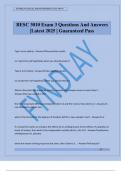 BESC 3010 Exam 3 Questions And Answers &vert;Latest 2025 &vert; Guaranteed Pass