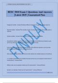 BESC 3010 Exam 1 Questions And Answers &vert;Latest 2025 &vert; Guaranteed Pass