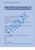 BESC 3010 Test two Exam Questions And Answers &vert;Latest 2025 &vert; Guaranteed Pass