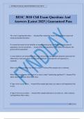 BESC 3010 Bundled Exams Questions and Answers 100&percnt; Pass Guaranteed