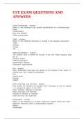 CST EXAM QUESTIONS AND ANSWERS