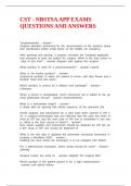 CST - NBSTSA APP EXAMS QUESTIONS AND ANSWERS