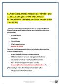 CAPSTONE PHARM PRE ASSESSMENT NEWEST 2024 ACTUAL EXAM QUESTIONS AND CORRECT DETAILED ANSWERS WITH RATIONALES &lpar;VERIFIED ANSWERS&rpar;
