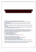 206 community nursing chapter 3 questions  and answers 100&percnt; guaranteed success&period;