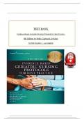 Test Bank Evidence Based Geriatric Nursing Protocols for Best Practice 6th Edition Boltz All Chapters ||Complete A+ Guide