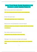 Laser Final Study Guide Questions and Answers Latest Update Rated A&plus;