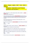 Alpha Kappa Alpha MIP Test 2021 - History&comma; 