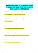 Electrolysis IBEC&plus;Laser State Board Practice Test Questions and Answers  Latest Version 100&percnt; Pass
