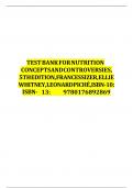 Test Bank for Nutrition&colon; Concepts and Controversies&comma; 16th Edition&comma; Frances Sizer&comma; Ellie Whitney & Leonard Pich&eacute;&comma; All Chapters Covered&comma; A&plus; guide&period;