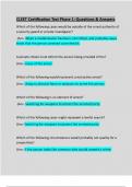 Phase 1&rpar;CLEET Certification Test Phase 1&colon; Questions & Answers&colon; Guaranteed A&plus; Guide&semi; Updated Solution