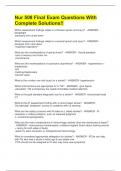 Nur 508 Final Exam Questions With Complete Solutions&excl;&excl;