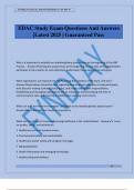 EDAC Study Exam Questions And Answers &vert;Latest 2025 &vert; Guaranteed Pass