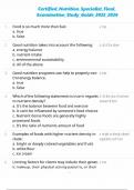 Certified Nutrition Specialist &lpar;CNS&rpar; Final Exam Study Guide 2025-2026