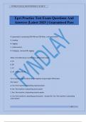 Epri Practice Test Exam Questions And Answers &vert;Latest 2025 &vert; Guaranteed Pass