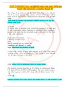  NGN NURSING Med surg HESI exit exam latest 2024 test  bank with rationales complete Rated A