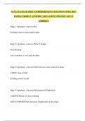 CLT LANA EXAM PREP &vert; COMPREHENSIVE QUESTIONS WITH 100&percnt; RATED CORRECT ANSWERS &vert; 2025 LATEST UPDATED &vert; GET IT CORRECT