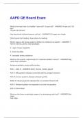 AAPD QE Board Exam  Questions and Answers Best rated A&plus; Guaranteed Success Latest Update