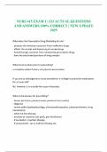 NURS 615 EXAM 1 &vert; 233 ACTUAL QUESTIONS AND ANSWERS 100&percnt; CORRECT &vert; NEW UPDATE 2025