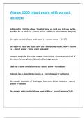 Atmos 1000 latest exam with correct answers