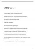 ATT FC Test 10 Questions and Answers &vert;UPDATED &vert;CORRECT&excl;&excl;&excl;