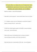 01E Security Officer Core Subjects Entry-level &lpar;Virginia&rpar; Study Guide &vert; COMPREHENSIVE QUESTIONS WITH 100&percnt; RATED CORRECT ANSWERS &vert; 2025 LATEST UPDATED &vert; GET IT CORRECT