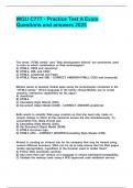 WGU C777 - Practice Test A Exam Questions and answers 2025 &period;