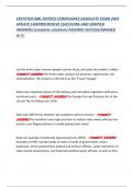 CERTIFIED AML FINTECH COMPLIANCE ASSOCIATE EXAM 2025  UPDATE COMPREHENSIVE QUESTIONS AND VERIFIED  ANSWERS &lpar;complete solutions&rpar; ASSURED SUCCESS&sol;GRADED  A&plus;&excl;&excl;&excl; 