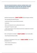 NUR 265 ADVANCED MEDICAL SURGICAL NURSING EXAM 4 2025  UPDATE COMPREHENSIVE QUESTIONS AND VERIFIED ANSWERS  &lpar;COMPLETE SOLUTIONS&rpar; ASSURED SUCCESS&sol;GRADED A&plus;&excl;&excl;&excl; 